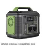 POWERBANK ELITE BS200 ESTACION DE ENERGIA PORTABLE 48000 MAH PURE SINE WAVE 200W PEAK 400W