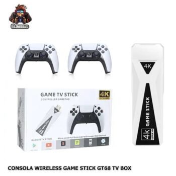 CONSOLA  GAME STICK GT68 TVBOX 4K 64GB
