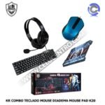 COMBO K20 TECLADO*DIADEMA*MOUSE*PAD MOUSE