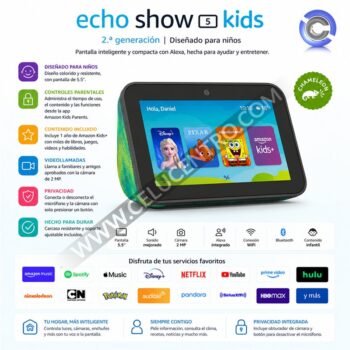 ALEXA ECHO SHOW KIDS CHAMALEON 5" 2DA GENERACION